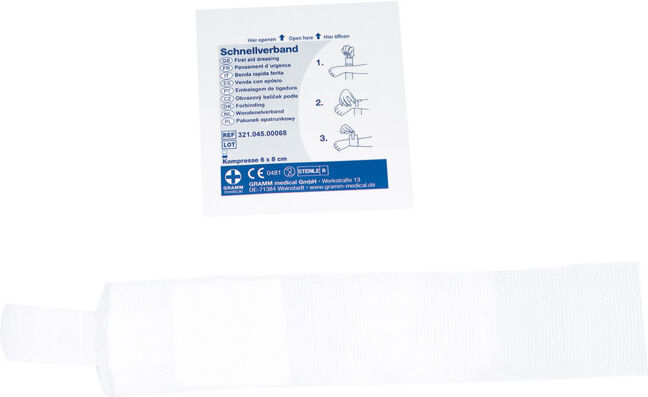 Gramm Medical Pansement compressif stérile, 6 x 8 cm (321.045.00068)