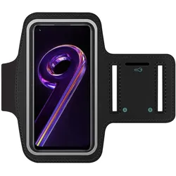 SmartFitness Realme 9 Pro Handy Sport Armband, Smartphone Sportarmband, Schwarz