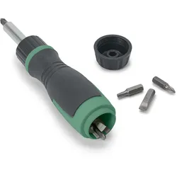 Tchibo - Magnetischer Ratschen-Schraubendreher - silber