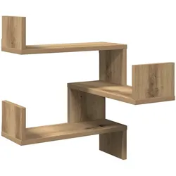 vidaXL Wand-Eckregal Artisan-Eiche 40x40x49,5 cm Holzwerkstoff