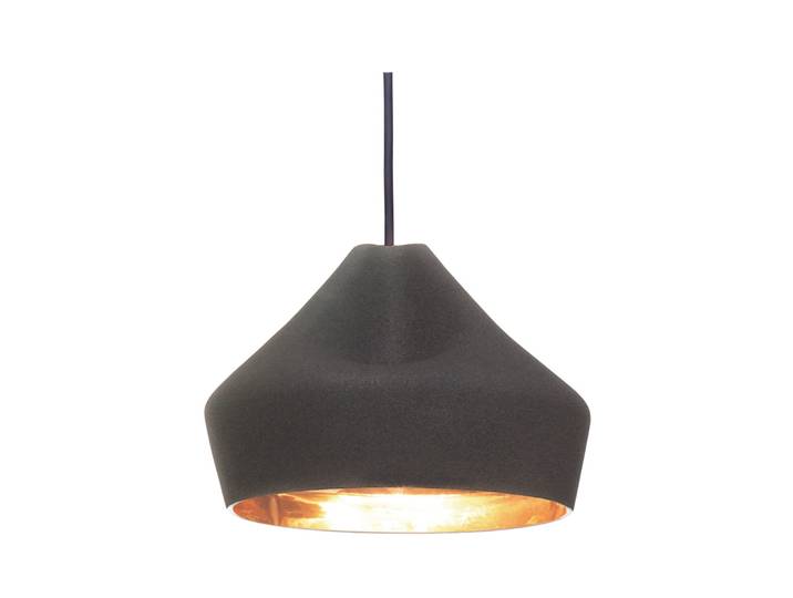 Pleat Box 24 LED Pendelleuchte Schwarz/Gold - Marset - Wohnzimmer - Keramik