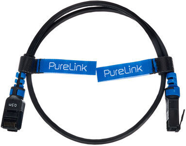 PureLink FI-PC100-005 Cat.6a Cable 0.5m Schwarz