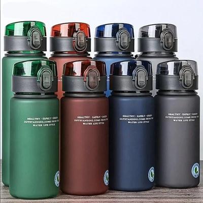 Uplift Essentials High Quality Leak Proof Sports Water Bottle dark Blue Sport 400ml