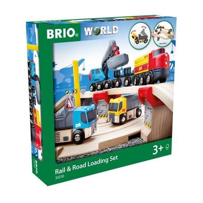 Brio Straßen und Schienen Steinverlade Set