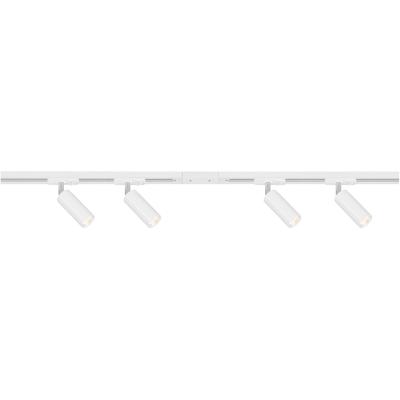 BRILONER LEUCHTEN Schienensystem-Sets "RAIL", weiß (weiß matt), H: 14cm, 7 Stk., Leuchten, Schienensystem Rail 1,5 m Weiß 4,5W Decke Wohnzimmer Büro Küche Flur