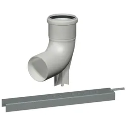 Bertrams Polyline EW Befestigungsset 40BS80 Stützbogen mit Auflageschiene, DN 80