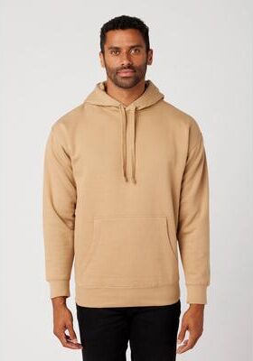 Cotton Heritage M2580 Premium Pullover Hoodie in Khaki size 2XL