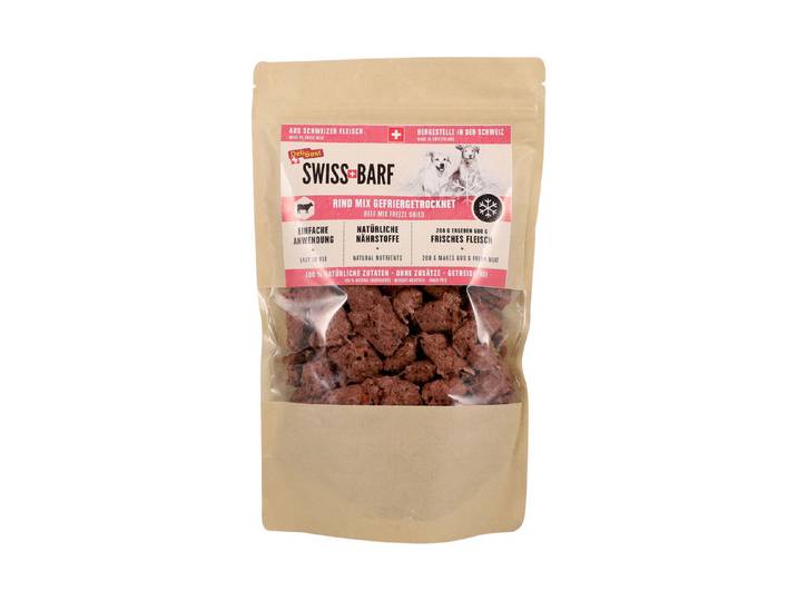 DeliBest Trocken-Hundefutter Swiss Barf Rind Mix