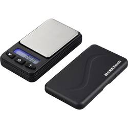 Basetech Taschenwaage SJS-60008 Wägebereich (max.) 200 g Ablesbarkeit 0.01 g batteriebetrieben Silber