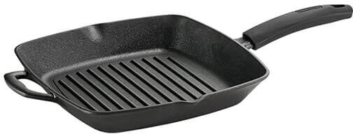 Tramontina Pre-seasoned 27cm Cast Iron Grill Pan