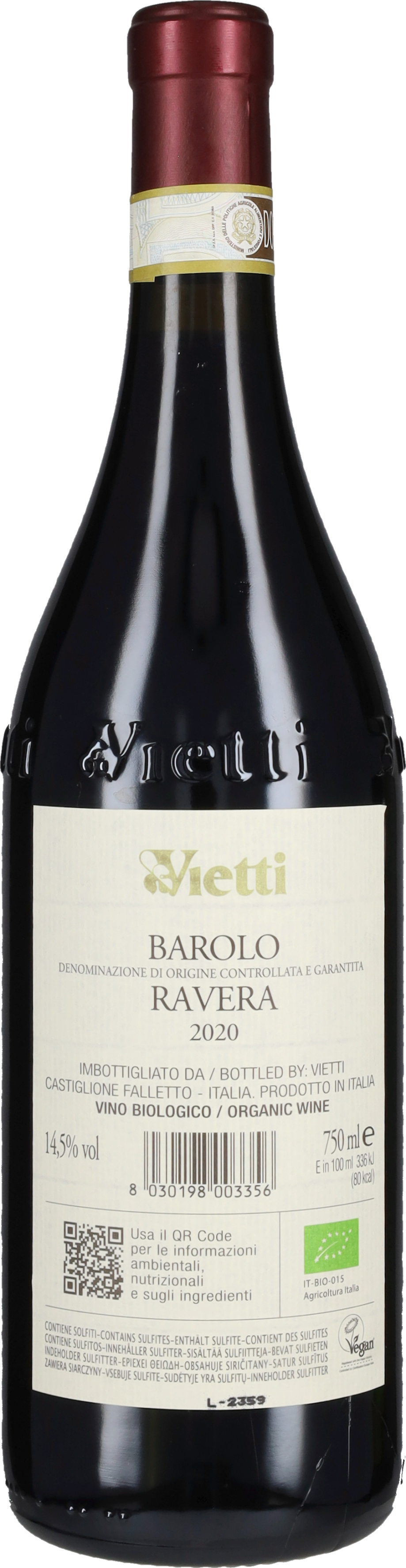 Vietti Barolo 'Ravera' 2020
