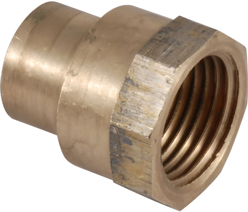 Conex soldeer schroefbus brons 3/8"x15mm