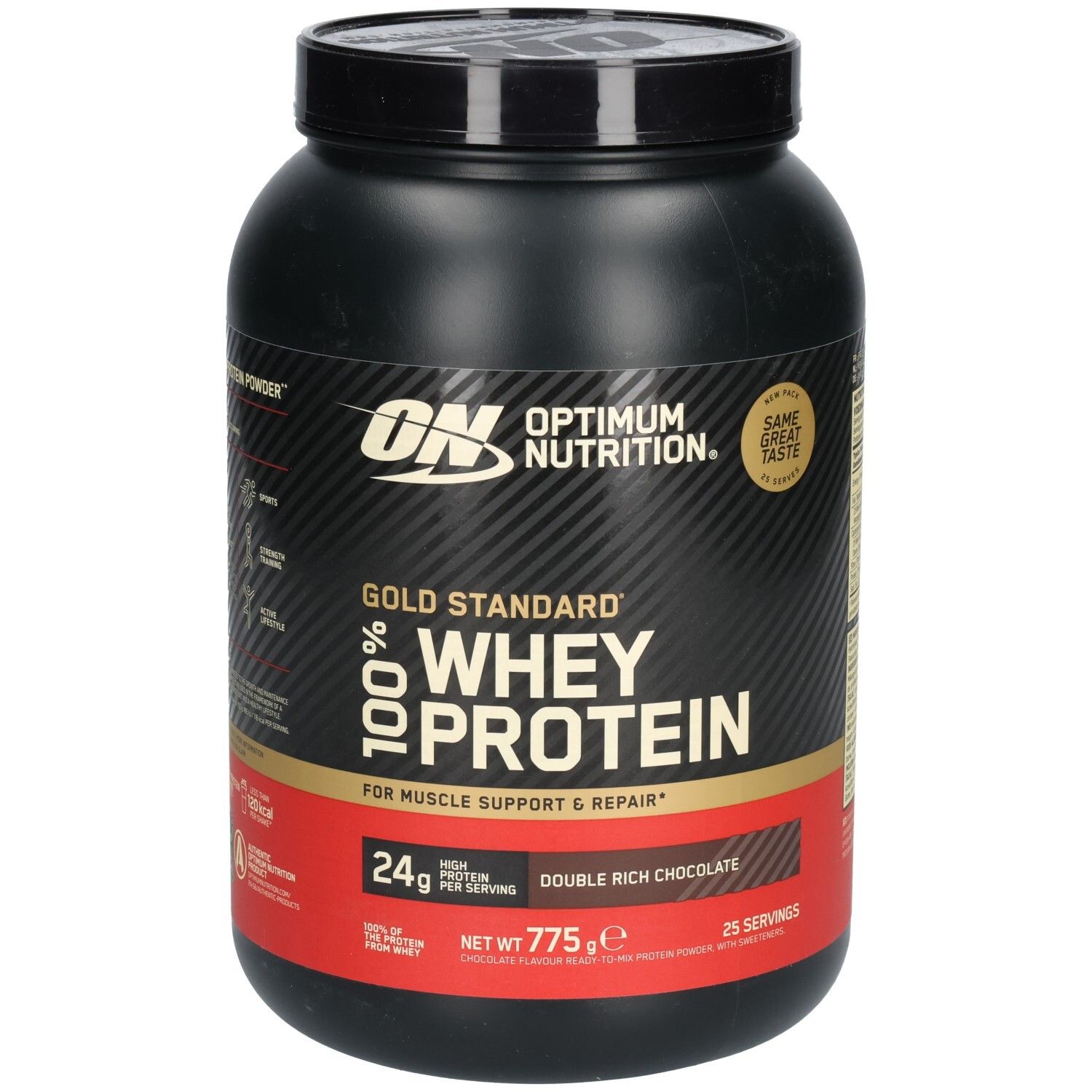 Optimum Nutrition 100% Whey Gold Standard Double Rich Chocolate 775 g Puder