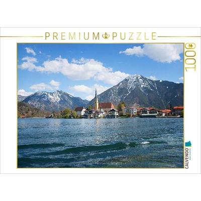 CALVENDO Puzzle Kurort Rottach-Egern am Tegernsee | 1000 Teile Lege-Größe 64x48cm Foto-Puzzle für glückliche Stunden