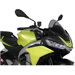 MRA, Motorrad Zubehör, Verkleidungsscheibe, Racing, rauchgrau - Aprilia 660, 1100 V4 Tuono, Factory