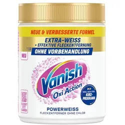 Vanish Oxi Action Pulver Powerweiss Fleckentferner 550g weiß
