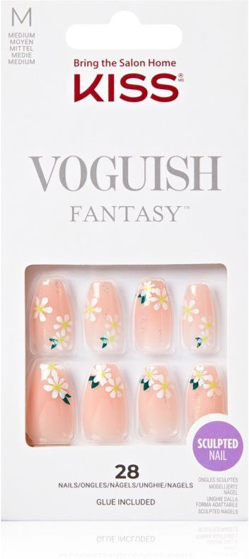 Kiss Voguish Fantasy Medium false nails 4 Wheel Drive 28 pc