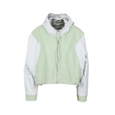 Lederjacke FREAKY NATION "My Space-FN", Damen, Gr. M (38), grün, Oberstoff: 50% Leder, 50% Polyamid, loose fit, Jacken