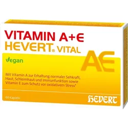 Vitamin A+e Hevert Vital 60 ST