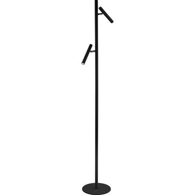LED Stehlampe "STREAK", schwarz, 2, Ø 25cm H: 163cm, 1 Stk., HELL HÖLLISCH GUTES LICHT, Leuchten, Tastdimmer, LED Stehlampe
