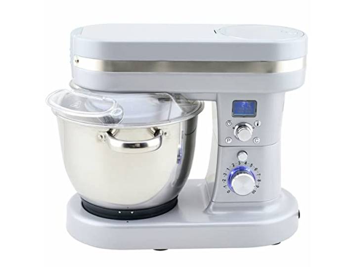 H.Koenig KMC90 Cooking Küchenmaschine, 3 Koch-Programme, 10 Rührstufen, 1200 W, grau