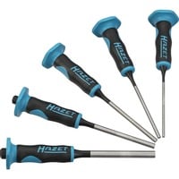 Splinttreiber-Satz 751LHS/5, lang blau/schwarz, 5-teilig