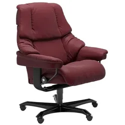 Stressless Bürostuhl Reno Office Leder Rot Batick Bordeaux