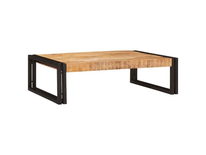 vidaXL Badregal für Braun 80 x 50 x 23 cm Massives rohes Mangoholz