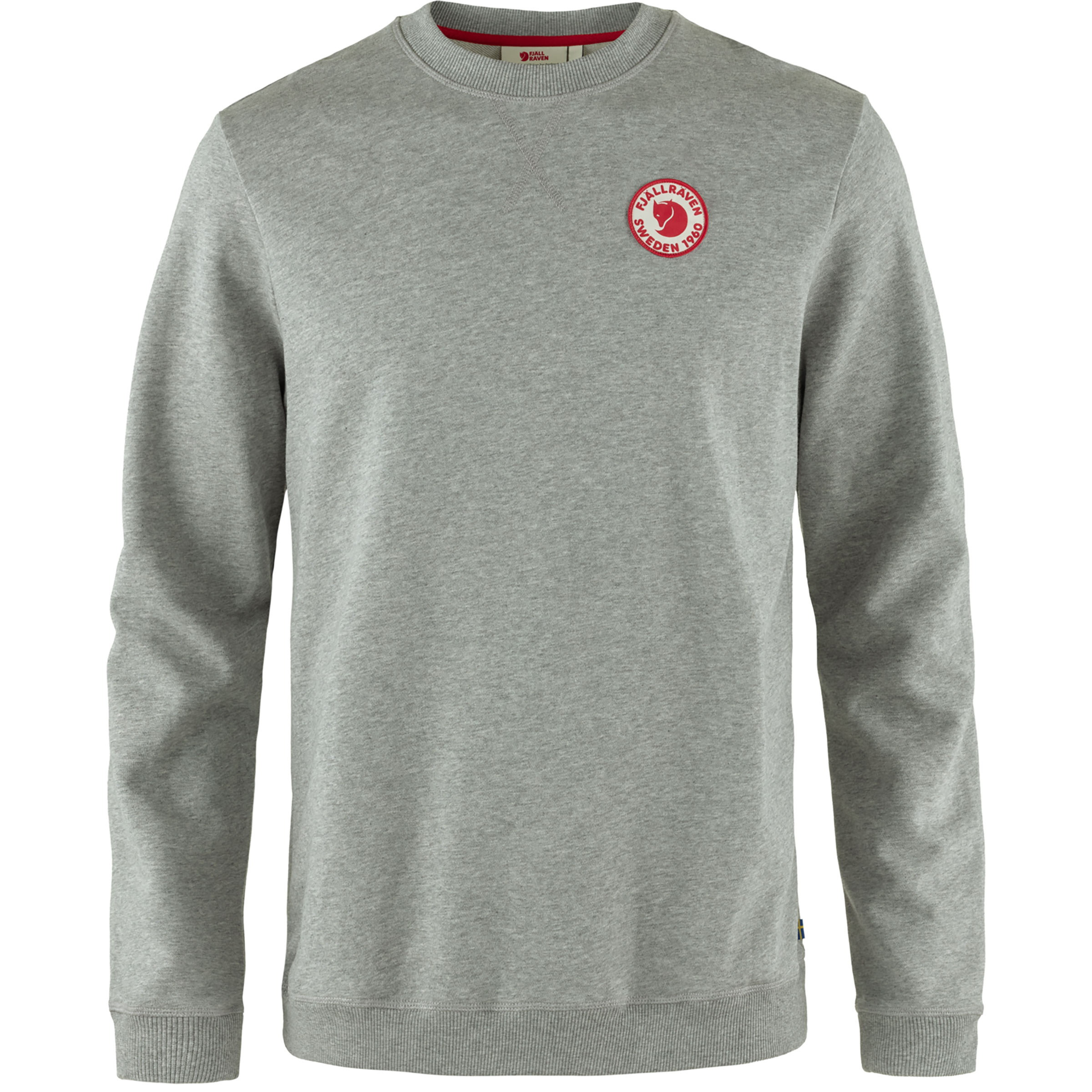 Fjällräven 1960 Logo Badge Herren Pullover grau Größe XXL Lifestyle Hautfreundlich