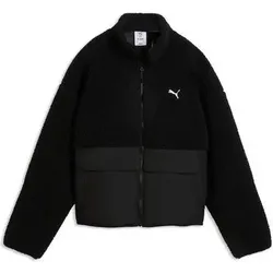 PUMA Damen Freizeit / Mode Sommer GJ Jacken / Anoraks Jacken/Anoraks lg.Arm Da ReFibre Sherpa Jacket W, Größe XS in Schwarz Schwarz