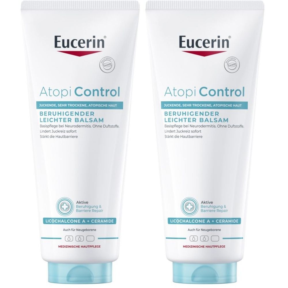 Eucerin AtopiControl Beruhigender Leichter Balsam x2 2x400 ml