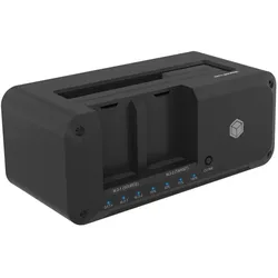 ICY BOX IB-2924MSCL-C31, Docking & CloneStation, klont 1x 2,5"/3,5" zu 1x M.2 NVMe & M.2 NVMe zu M.2 NVMe, erkennt 3x Laufwerke über USB-C®/-A Host 10 Gbit/s