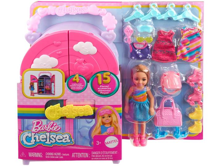 Barbie Chelsea Kleiderschrank Spielset 3+ Jahre
