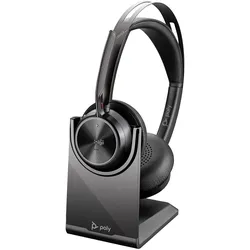 Poly Voyager Focus 2-M USB-C Stereo-Headset mit Ladestation