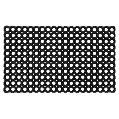 Fußmatte KAYOOM "Clean Way 125", schwarz, B:60cm H:18mm L:80cm, Gummi, Teppiche, Fußmatte, Türmatte, Gummi Matte, schmutzabweisend, Eingang