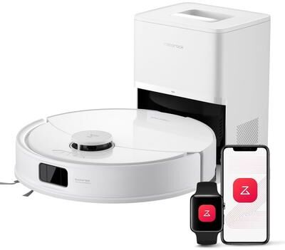 Roborock Q10 X5+ Robot Vacuum and Mop, Self-Emptying, 10,000Pa Suction, Obstacle Avoidance