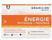 Granions Énergie Physique et Mentale Goût Orange 30 Ampoules - Boîte 30 ampoules