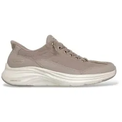 Skechers für Damen. 150413 Slip-Ins Sneaker: Contour Foam - Cozy Fit Golden Hour taupe (37), Wohnung, Schnürsenkel, Lässig