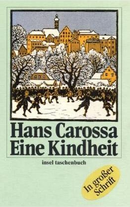 Hans Carossa - Eine Kindheit. Großdruck. - Preis vom 17.10.2026 19:25:27 h