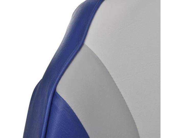 Chaise pliable de bateau Haut dossier - Style Élégance Chic - Couleur bleu - Pliant
