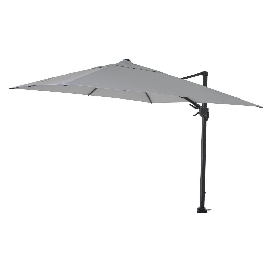 Siena Garden Bosco N+ Ampelschirm anthrazit/hellgrau 300 x 300 cm (2.95 m) (S08121)