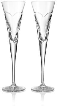 Waterford Love Toasting Flute 210ml 7floz, Set of 2