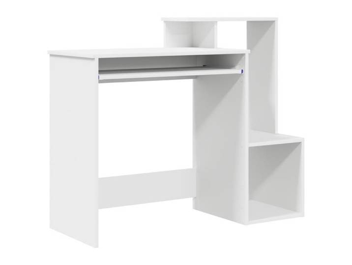 MGH - NEUF Bureau à domicile Table de travail blanc Blanc Panneau d'aggloméré Standard Rangement ll193