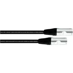 Cordial 15622 RJ45 Netzwerkkabel, Patchkabel CAT 6a SF/UTP 5.00 m Schwarz PUR-Ma (SF/UTP, CAT6a, 5 m), Netzwerkkabel