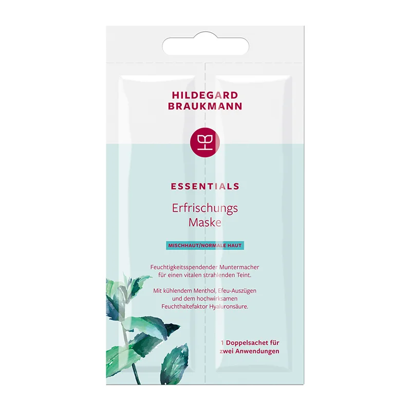 Hildegard Braukmann Essentials Erfrischungs Maske, 2x7ml 05350