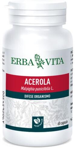 Erba Vita Acerola Integratore Difese Immunitarie 60 capsule 550 mg