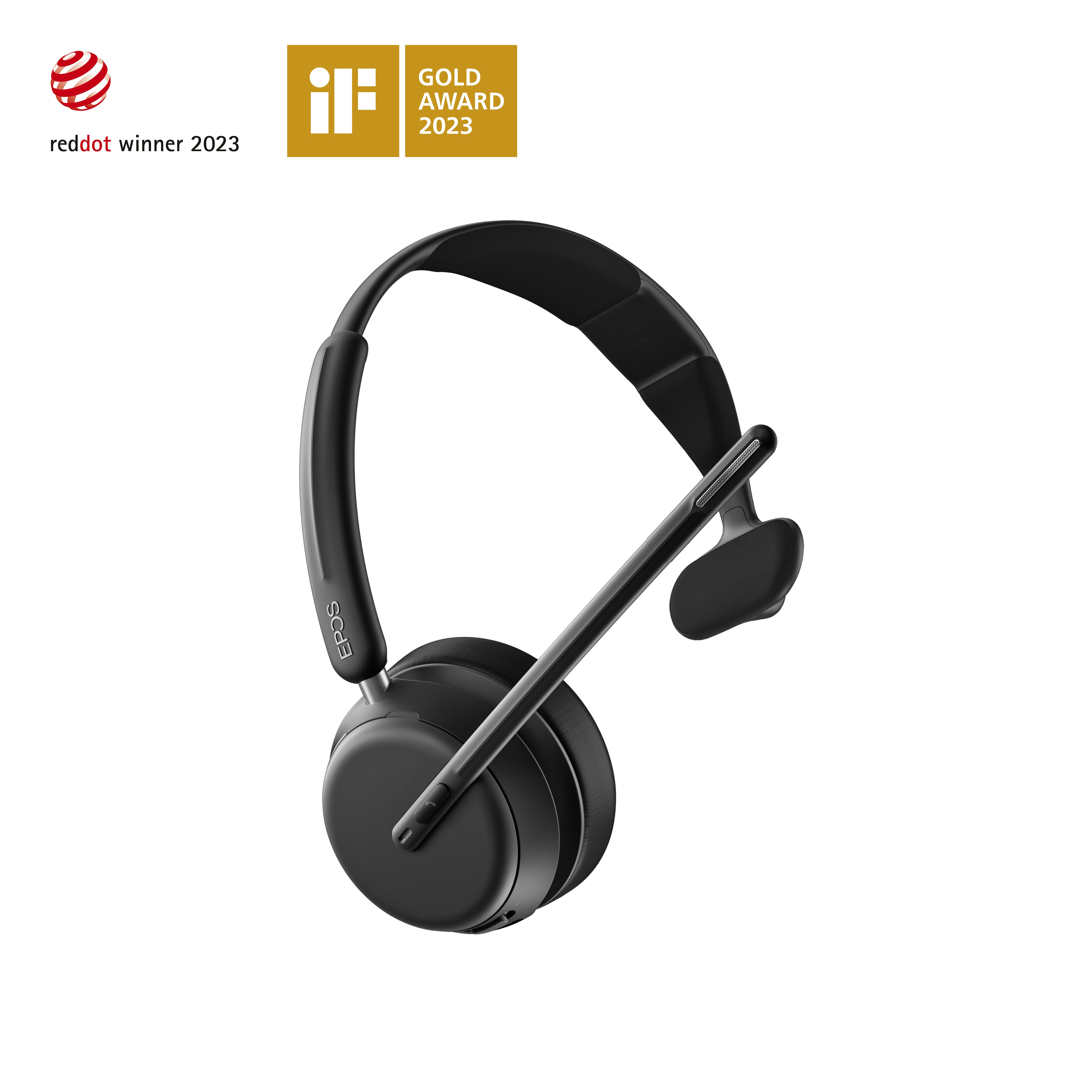 EPOS IMPACT 1030 Mono-Headset - UC-Version, Bluetooth (BTD 800a Adapter), BrainAdapt™-Technologie, EPOS AI™ 1001132