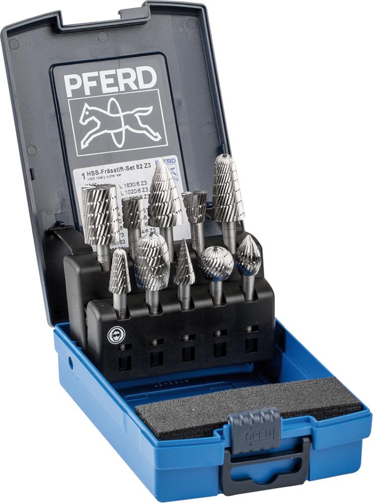 Frässtift-Satz PFERD HSS 3 6mm 10-teilig