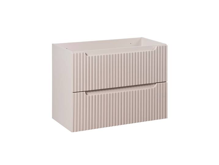 Meuble sous-vasque 80cm 2 tiroirs Riva Cachemire