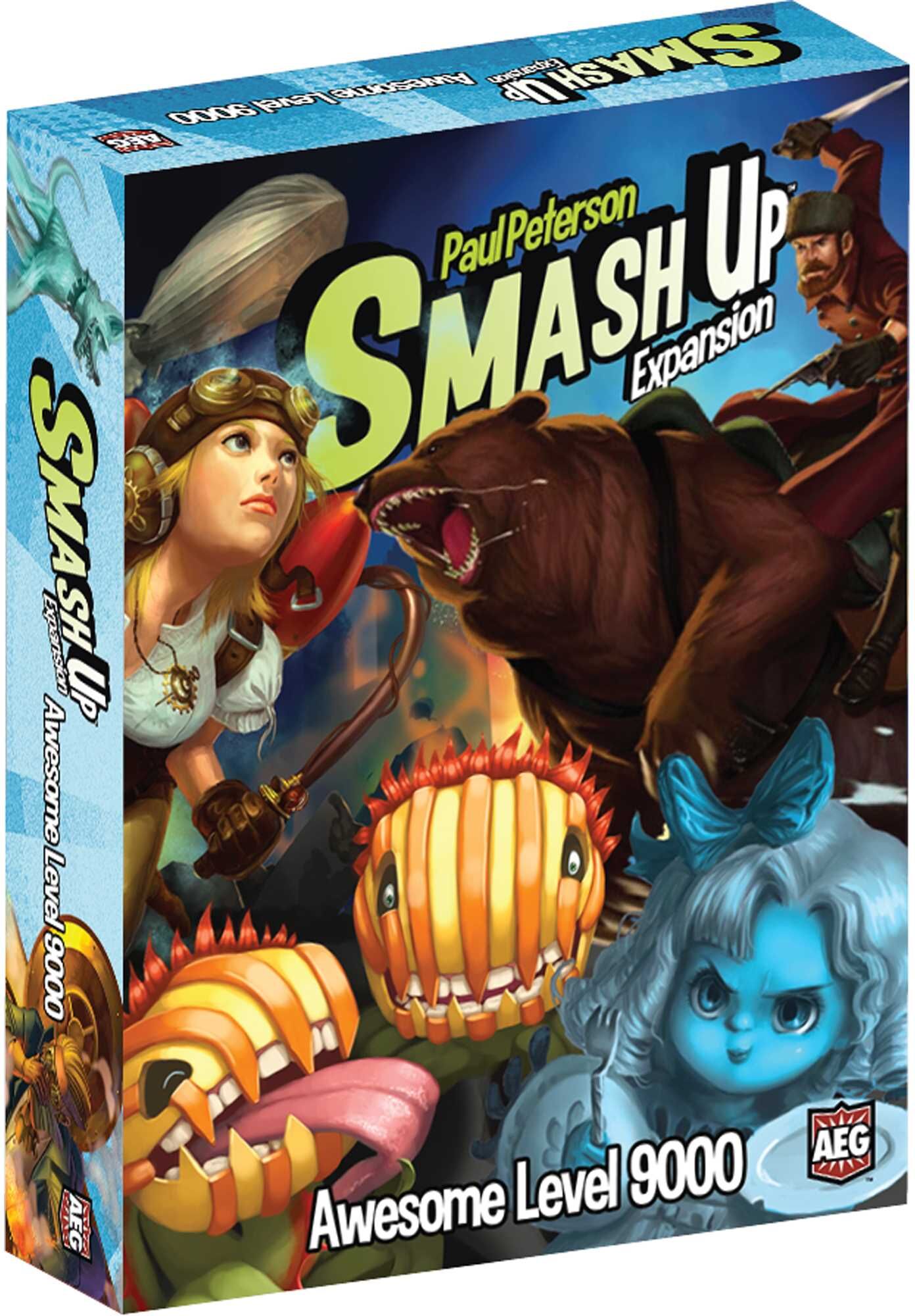 Smash Up: Awesome Level 9000 Expansion for Card Games, Ages 8+, 2-4 Players by Alderac Entertainment Group